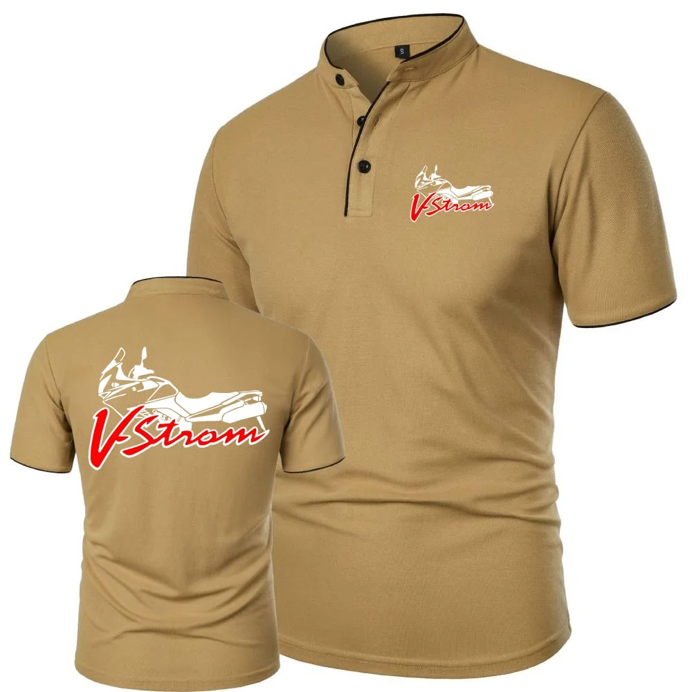 Рубашки поло V-Strom DL 650 мотоциклетная мужская футболка с короткими рукавами
