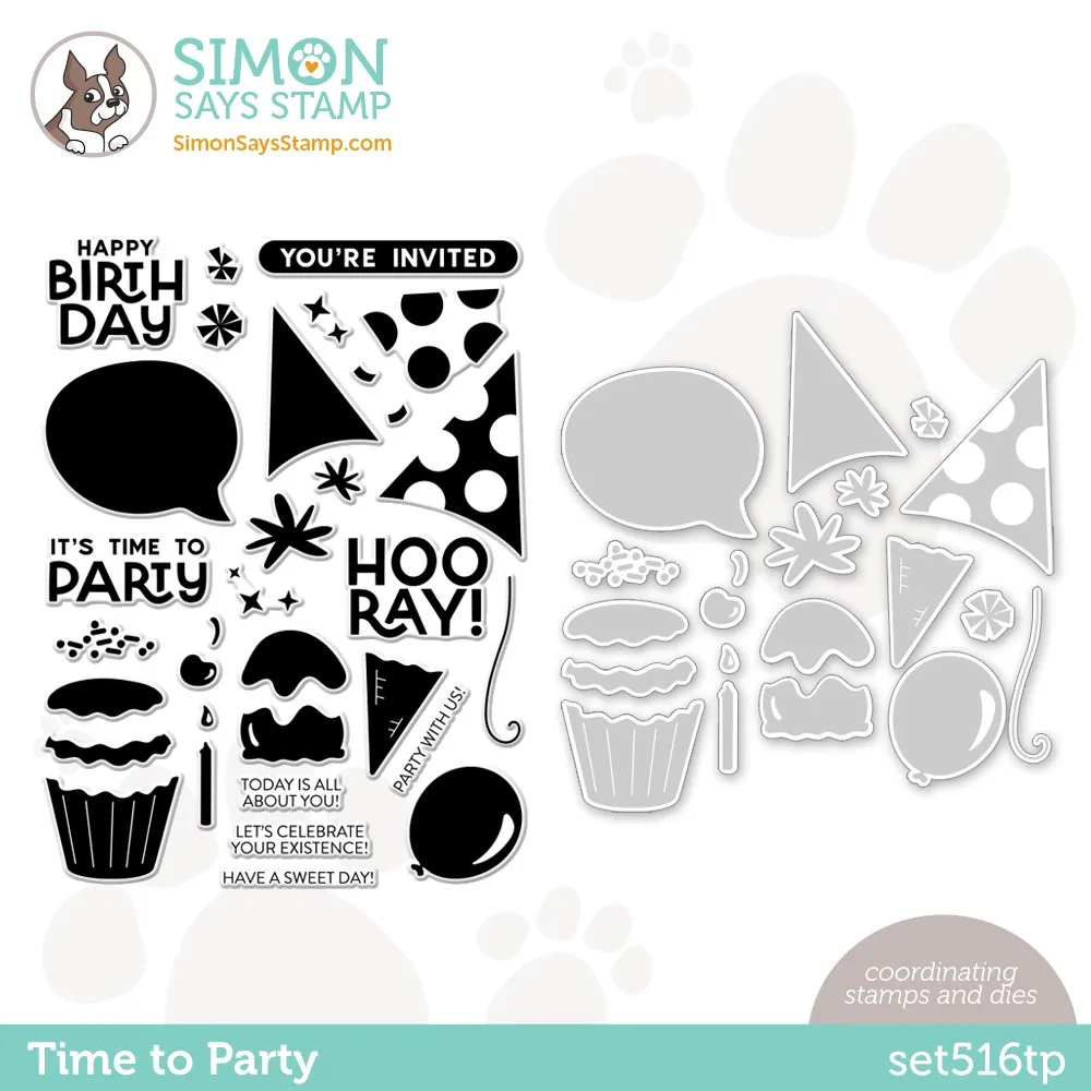 

2022 New Birthday Metal Cutting Dies and Clear Stamps DIY Scrapbooking For Paper Making Embossing Card Craft Handmade Supplies