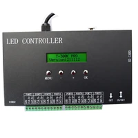 t 300k pro t300k pro led pixel controller rgb pc on line pixel full color controller via pc sd card 8 ports ws2811 ws2801