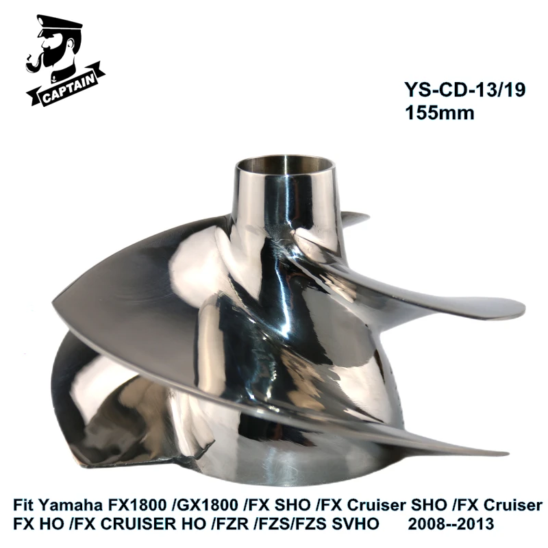

Captain Jet Ski Impeller YS-CD-13/19 155mm for Yamaha FX1800 /GX1800 /FX SHO FX Cruiser SHO/ FX HO FX CRUISER HO FZR FZS/ SVHO