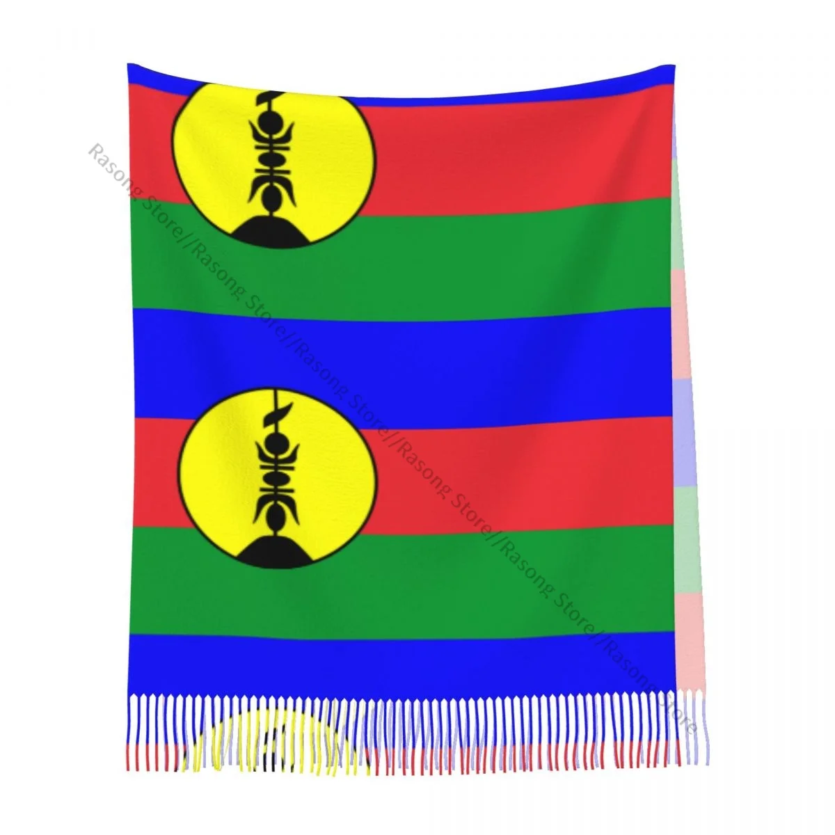 Большой шарф с кисточками 196*68 см зимняя теплая шаль из пашмины накидка Bufanda