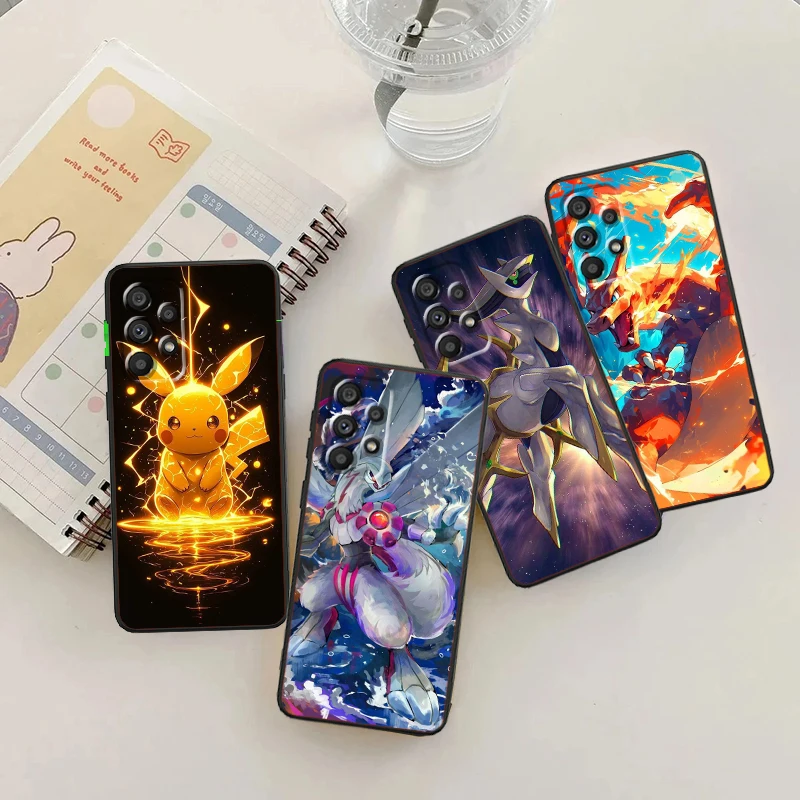 Чехол P-Pokemones для телефона Samsung A53 A52 A33 A32 A51 A71 A21S A13 A73 A55 A22 A23 A35 A72 A54 A12