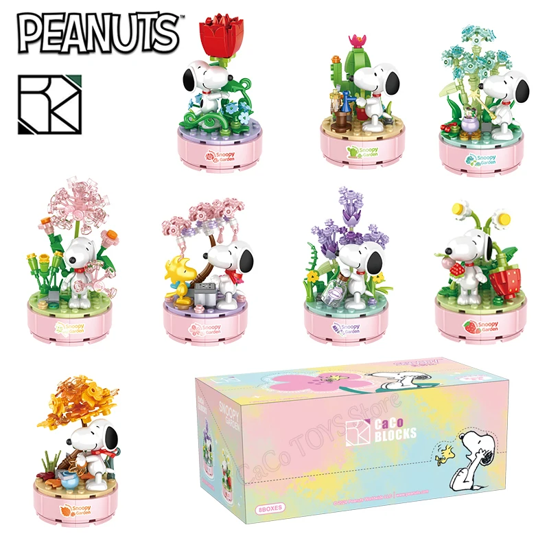 Snoopy Multi-faceted Life 3.0 Оригинальная Сцена Коллекционные Строительные Блоки В Комплект