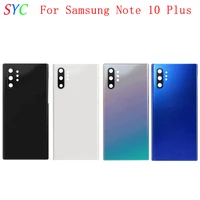 rear door battery cover housing case for samsung note 10 plus n975f back cover with camera lens logo repair parts