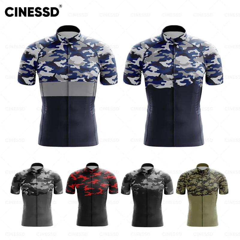 

Веломайка CINESSD Женская камуфляжная, дышащая рубашка для езды на велосипеде, для горных велосипедов, лето