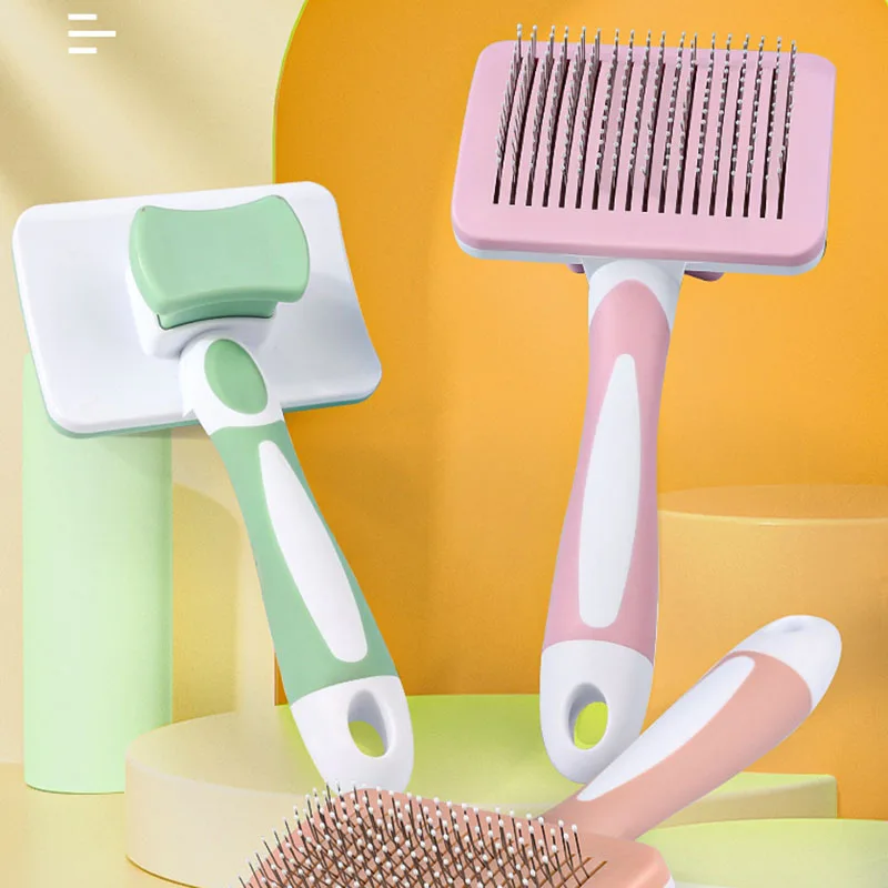 

Pet Hair Remover Remove Floating Hair Removes Hairs Cat and Dogs Grooming Automatic Hair Removal Comb Grooming and Care Cat Comb