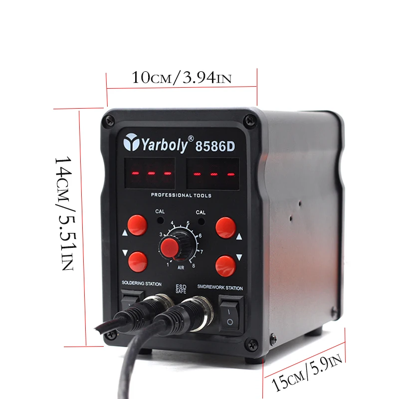 Паяльная станция BGA паяльная горячая тепловая воздушная пушка 8586D для SMD SMT