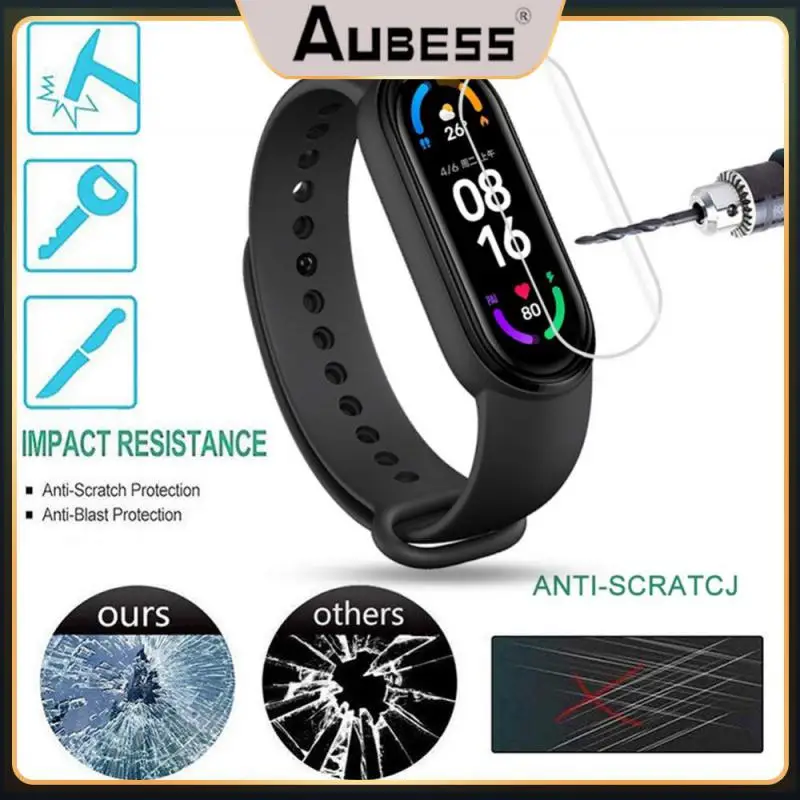 

3D Full Screen Protector For Xiaomi Mi Band 8 Film Strap Mi Band Smart Watch Miband Soft Protective Glass Xiaomi Band 4 5 Film
