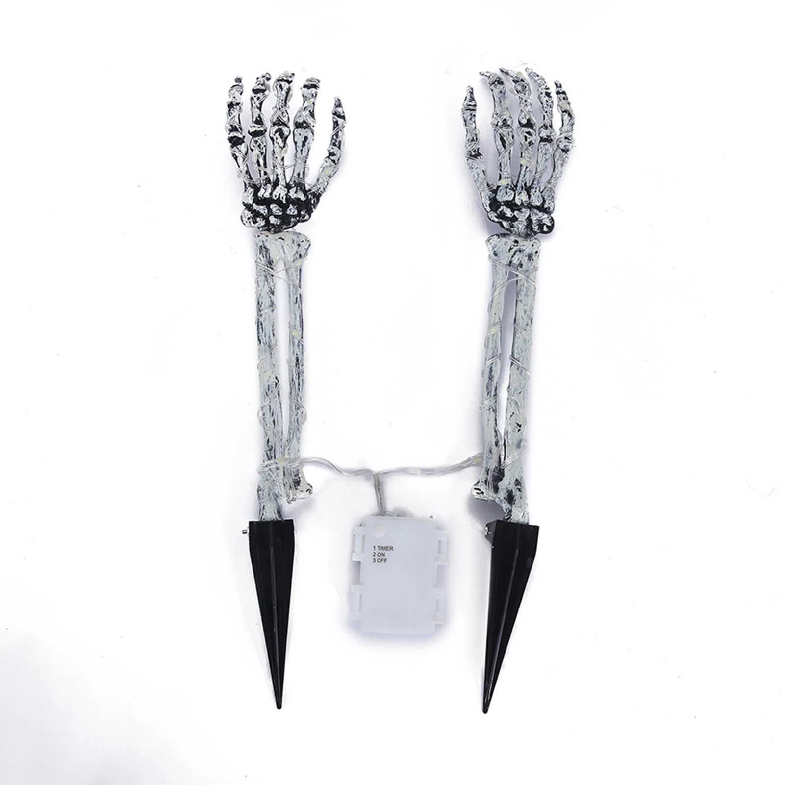 

Хэллоуин скелет ручная стойка сияющая привлекательная для Хэллоуина E2S