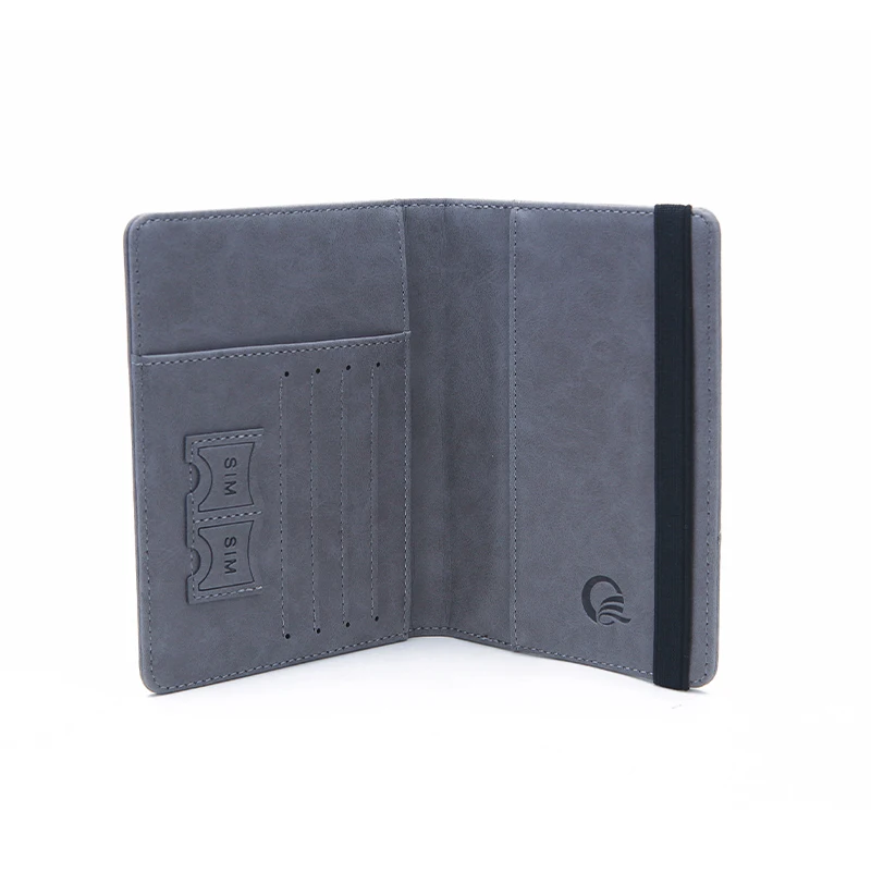 Multi-Function Passport Covers Holder RFID Ultra Thin PU Leather Case ID Bank Card Vintage Business Abroad Travel Accessories