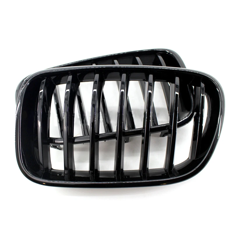 

Глянцевая черная Автомобильная передняя решетка радиатора для BMW X3 F25 Pre-Facelift 51712297589-51712297590, 51117210725, 2010, 2 шт.