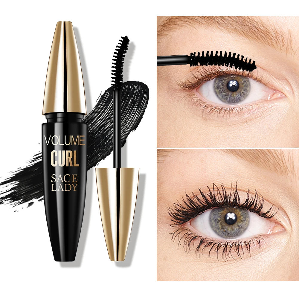 

SACE LADY Volume Mascara Makeup Quick Dry Curl Eyelashes Make Up Black Smudge Proof Cosmetics Wholesale