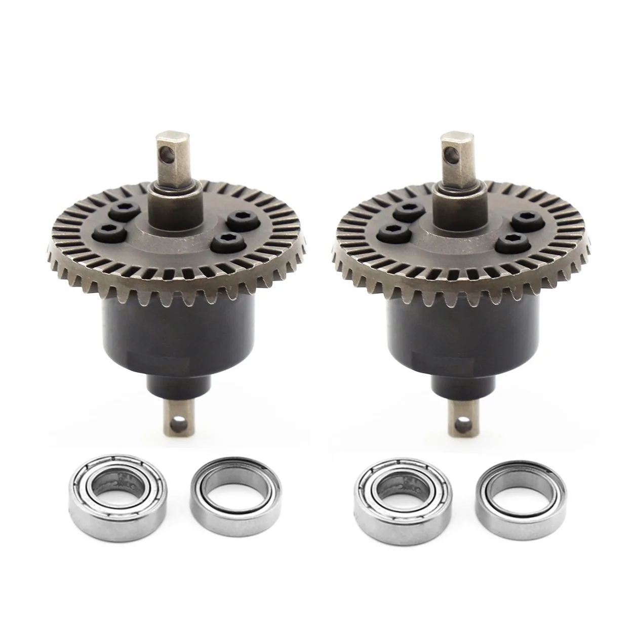

2pcs Front and Rear Differential with Bearing for Traxxas Slash 4x4 VXL Stampede Rustler Remo HQ727 1/10 RC Car Upgrade Parts