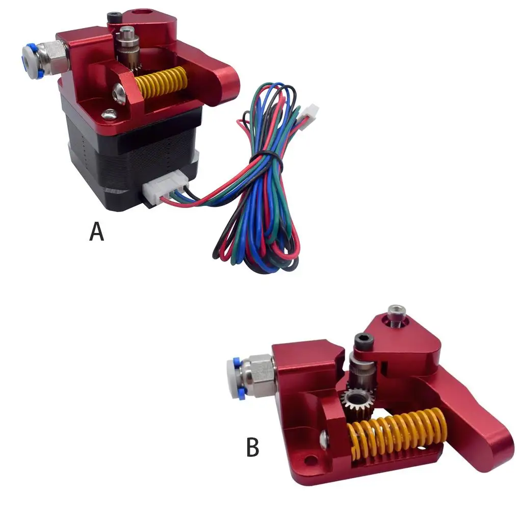 

Двухступенчатый экструдер для 3D принтера, экструдер для подачи, алюминиевый сплав, замена для фотографий, без двигателя