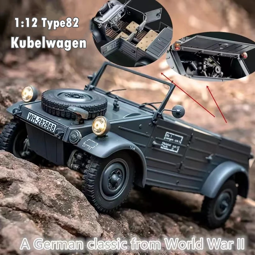 Радиоуправляемая машина FMS 1:12 Type82 Kubelwagen электрическая модель полноприводный