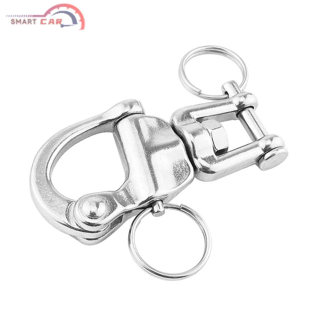 

Swivel Eye Snap Shackle Anchor Rigging 316 Stainless Steel Quick Release Eye Bail for Marine/Boat/Sailing/Yacht