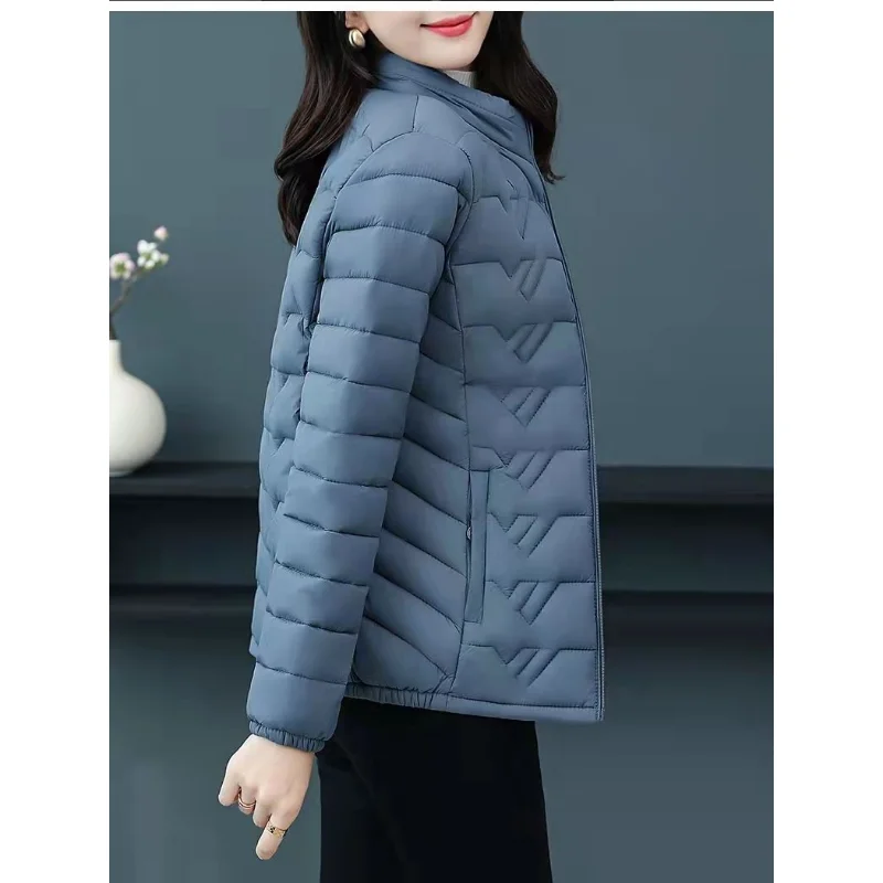 2023 New Fashion Comfortable Light Autumn and Winter down Cotton-Padded Jacket Loose Short Thick Small Padded Jacket