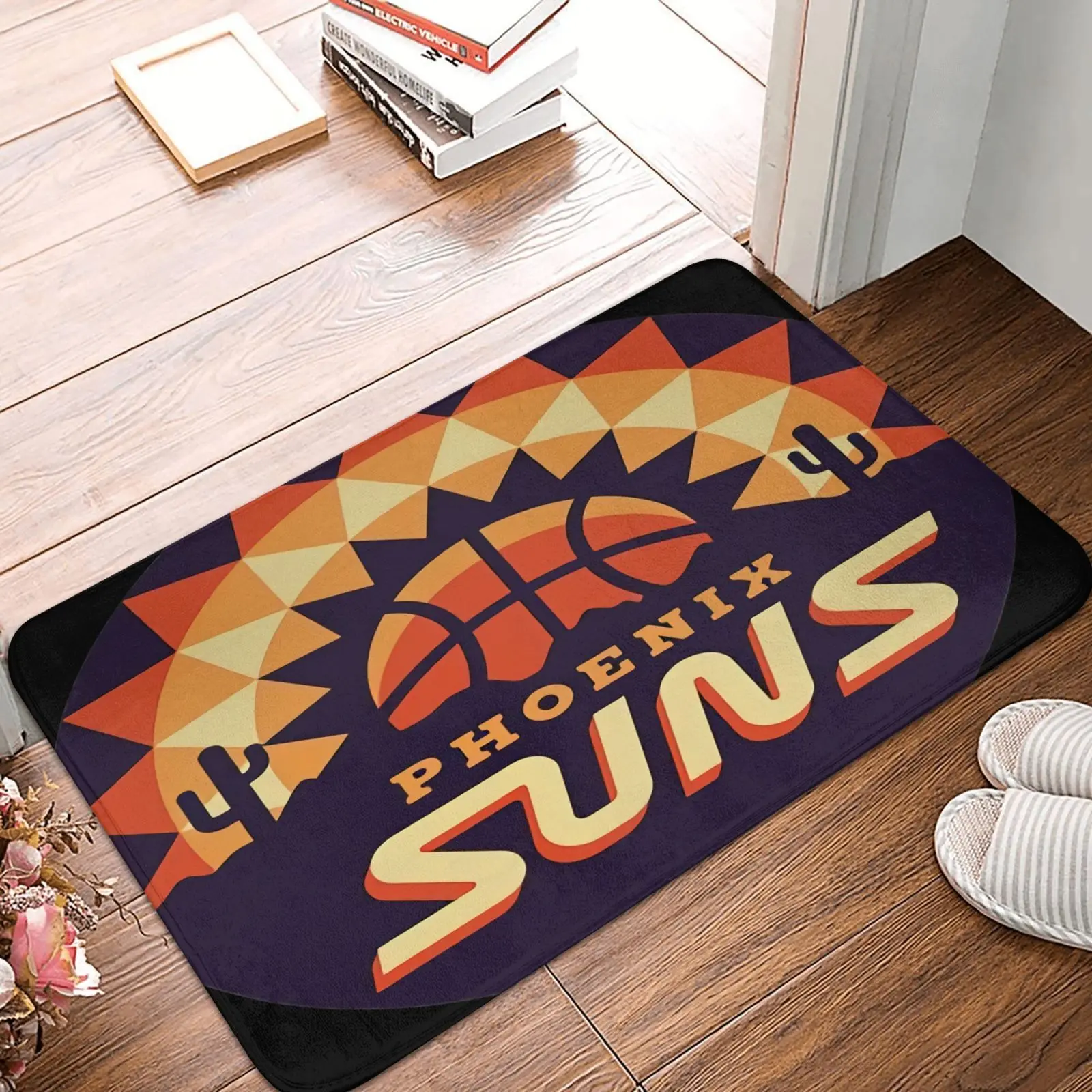 

Баскетбольный вентилятор Phoenix, Аризона, Sun Rise, ковры для гостиной, милый ковер для балкона, черный коврик для ванной, мужской длинный полиэсте...