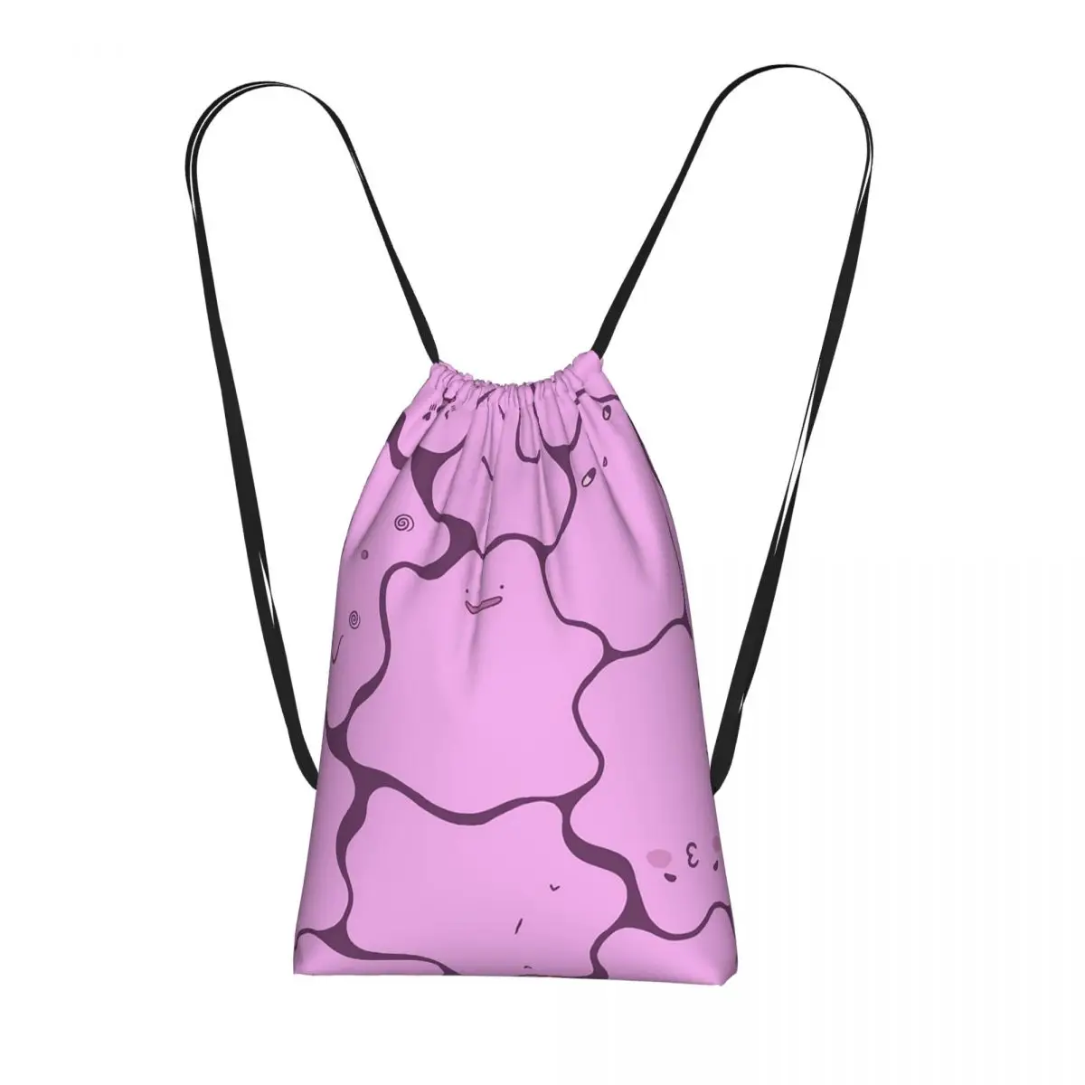 Фото Рюкзак-мешок Ditto Pattern (без блесток) на шнурке для походов и велоспорта, портативная дорожная сумка-мешок для мужчин и женщин №1