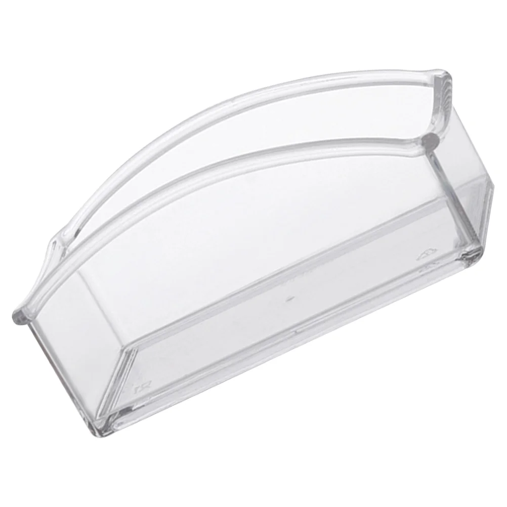 

Tea Organizer Box Holder Clear Sugar Acrylic Coffee Storage Transparent Packets Packet Office Container Home Candy Kitchen