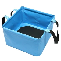 18l portable outdoor travel folding water bucket wash basin multifunctional portable wash basin folding bucket