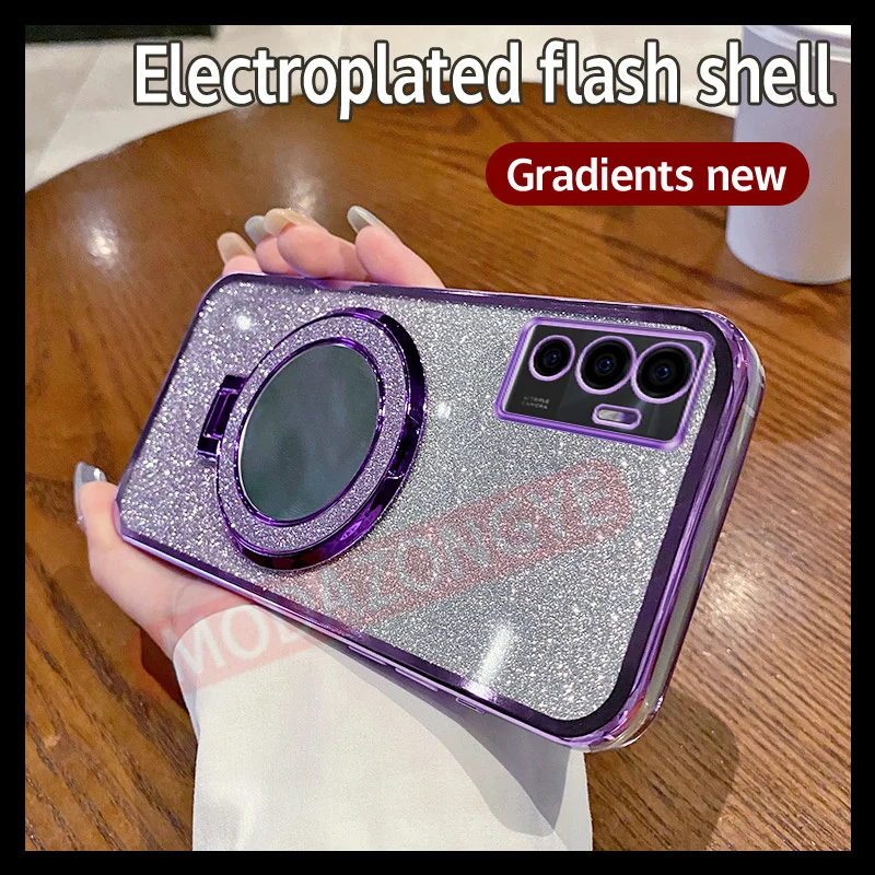 ДЛЯ Vivo V23e Φ мягкий силиконовый гальванический TPU чехол V2116 V2126 для телефона с