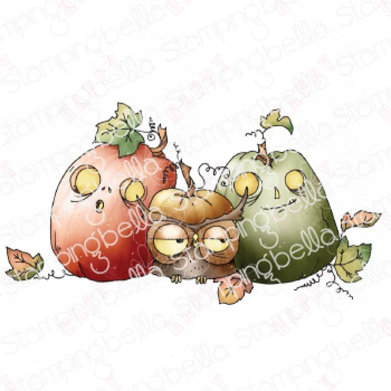 

Metal Cutting Dies And Stamps For Scrapbook Diary Three Little Monsters Decoration Embossing Paper Craft Template DIY Handmade