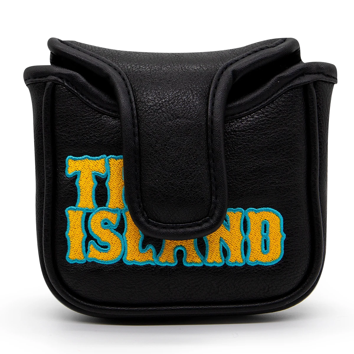 Фото Чехол для клюшки Tiki Island Golf Mallet, головной убор с магнитной застежкой, элегантная вышивка, премиум-класса Lea №3