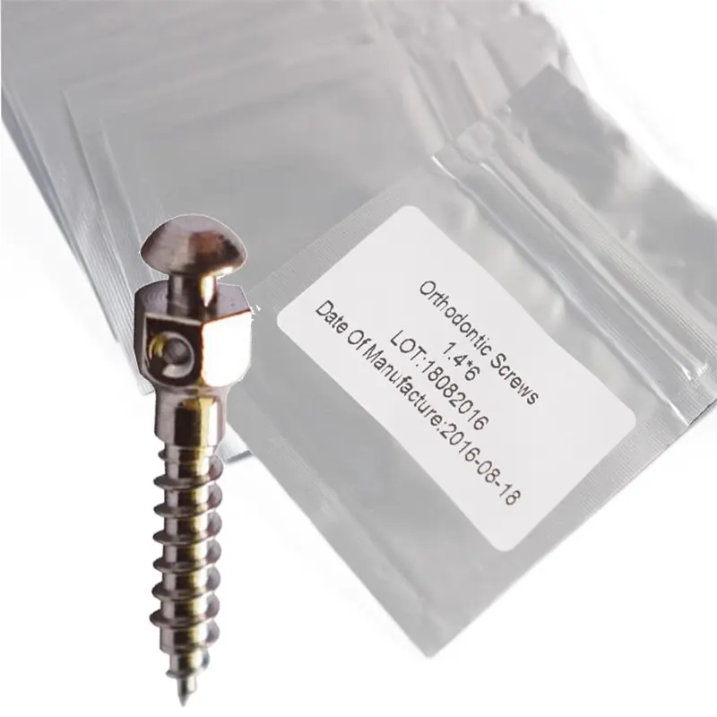 

Dental Micro Screws Titanium Alloy Orthodontic Matching Tool Screwdriver for Self Drilling Tool Dentist Diameter 1.6mm 1.8mm