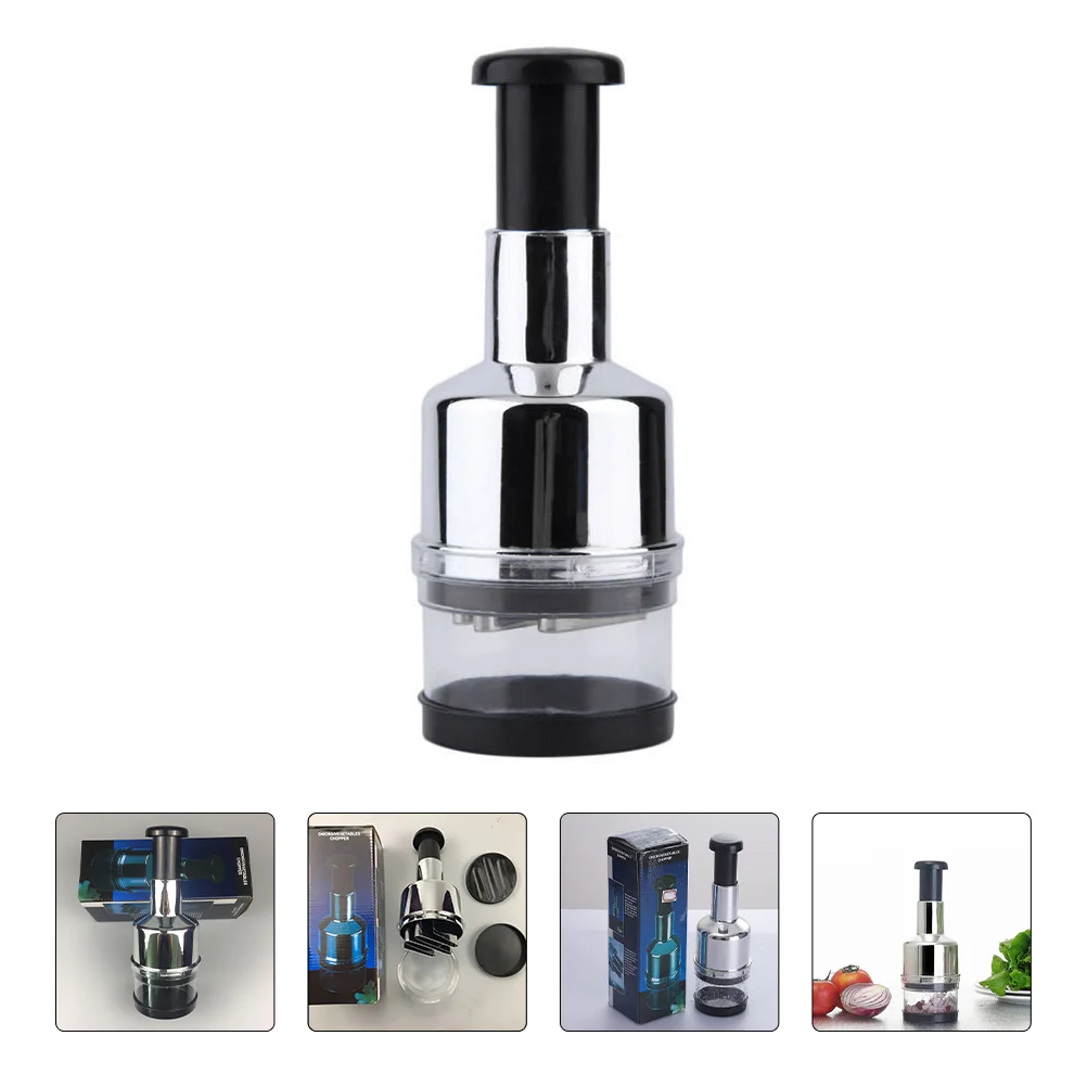 

1PC Garlic Press Fruit Mincer Blender Garlic Stirrer Vegetable Processor Stainless Steel Mincer