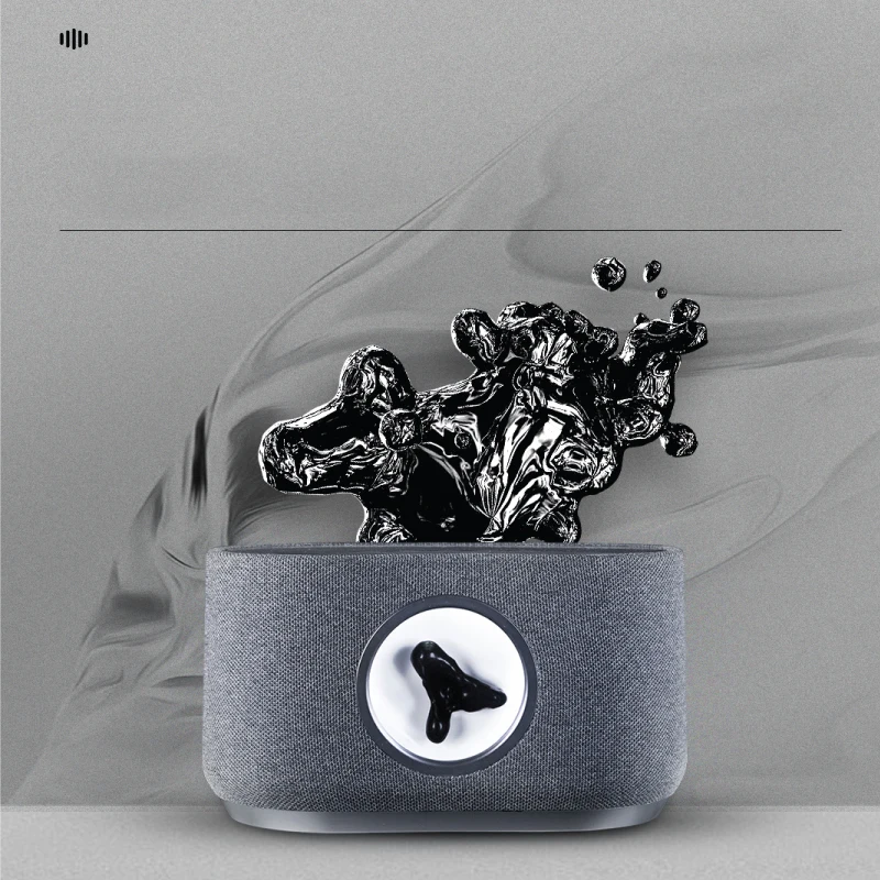 

High-End Creative Cool Magnetic Fluid Symbiotic Sound Floating Slow Acoustic Rhythm Subwoofer Ferrofluid Speaker