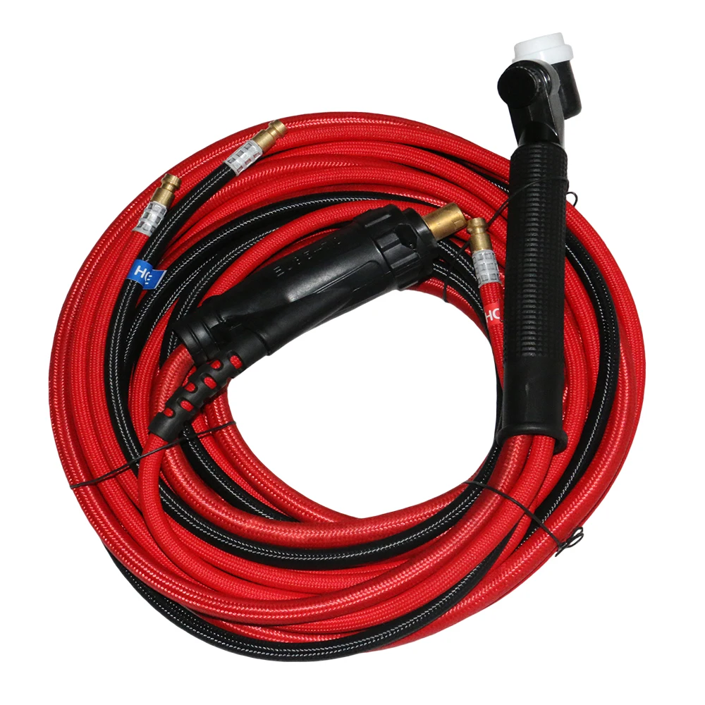 

Фонарь WP18 4M NR18 для Горелки Tig с поворотной головкой и мягким шлангом, пистолет с водяным охлаждением, Европейский разъем 35-70
