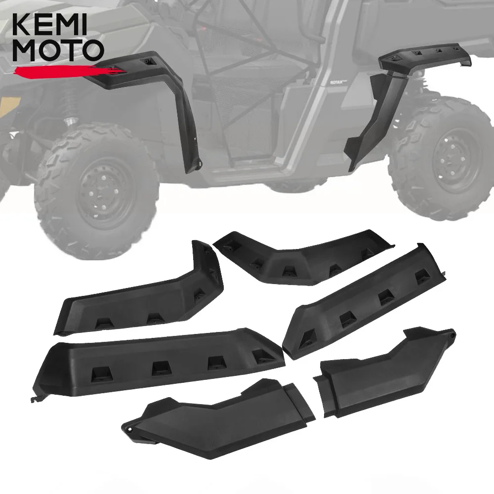 

KEMIMOTO раструбные передние и задние расширенные брызговики для Can-Am Defender MAX HD 5 HD8 HD10 ABS 715006821 715002424 715006822