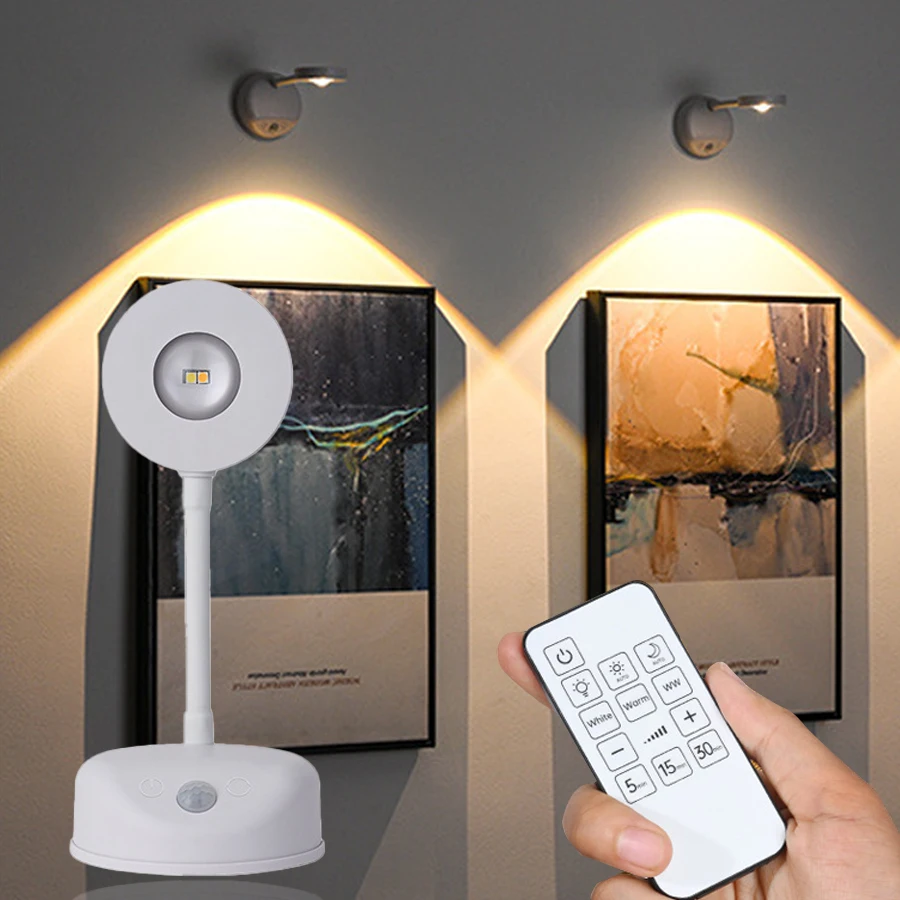 Перезаряжаемый Настенный Светильник С Датчиком Движения Многоцветный