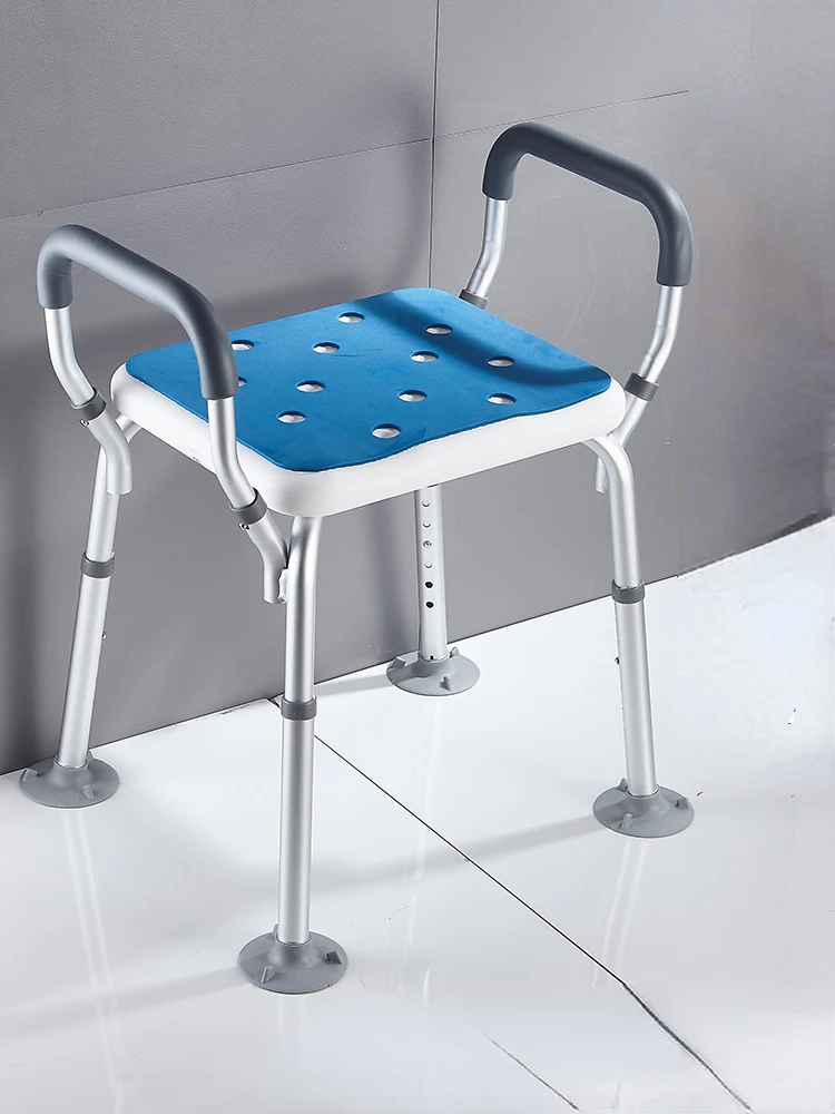 

Adjustable Elderly Bathroom Seat Anti-skid Bathroom Chairs for Elderly Squat Toilet Stool for Shower Special Safety Steady