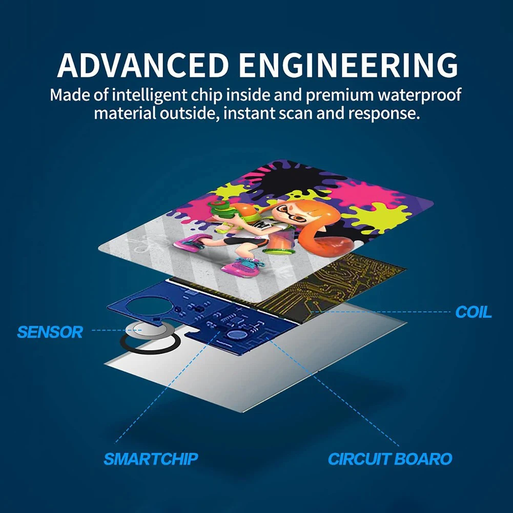 Мини-карты Amiibo Splatoon 3 для Nintendo Switch Pearl + Marina/callie Marie