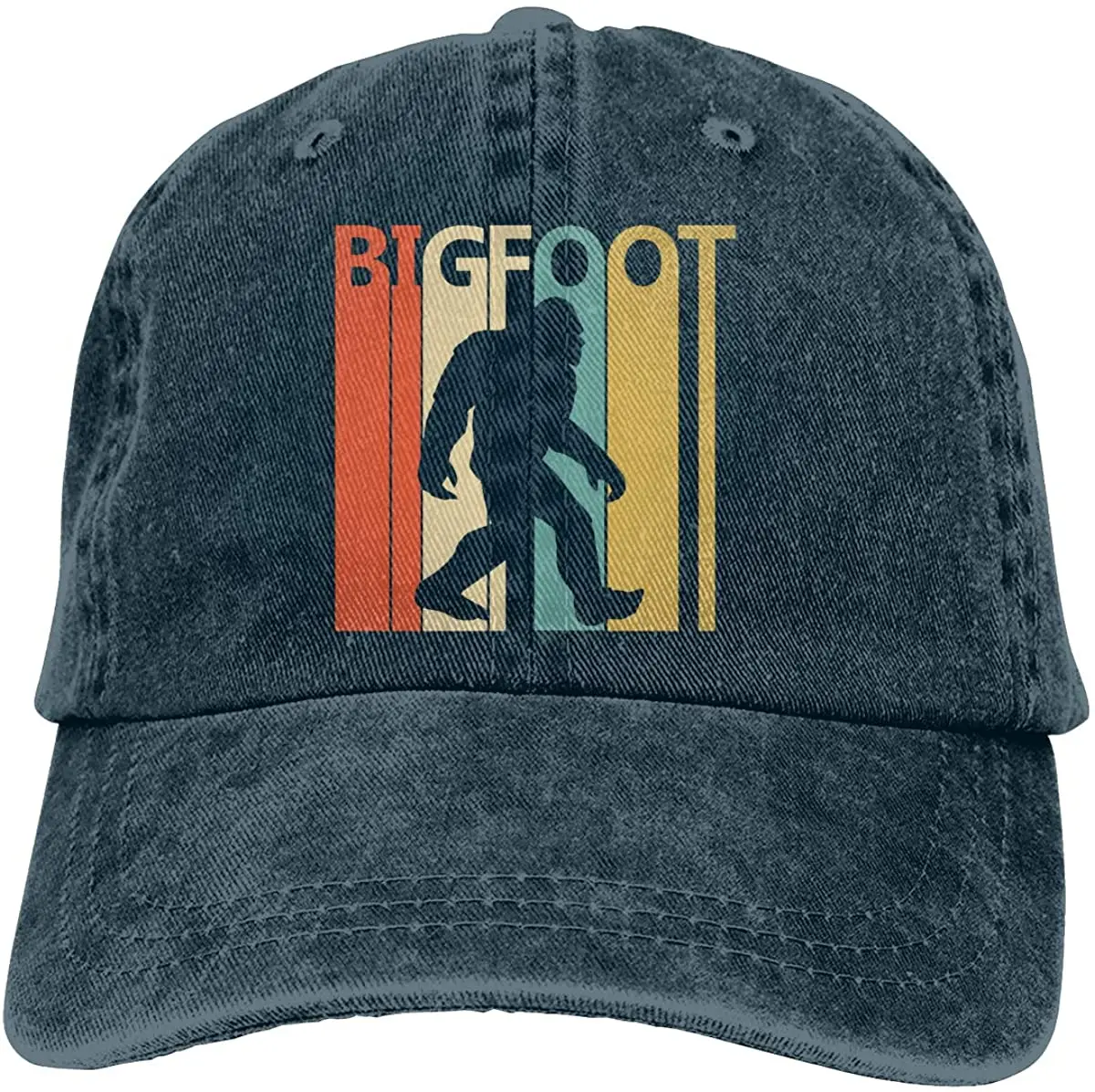 

Vintage 1970s Bigfoot Denim Cowboy Peaked Caps,Baseball Trucker/Dad/Golf/Fishing Hats for Mens/Womens