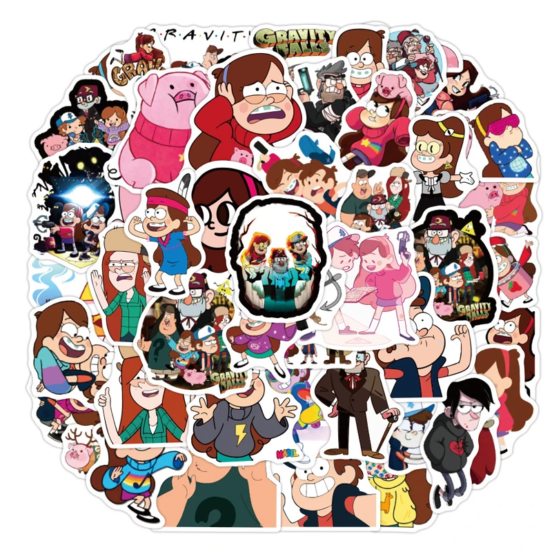 

50 шт., водонепроницаемые Стикеры для скейтборда, гитары, чемодана, ноутбука