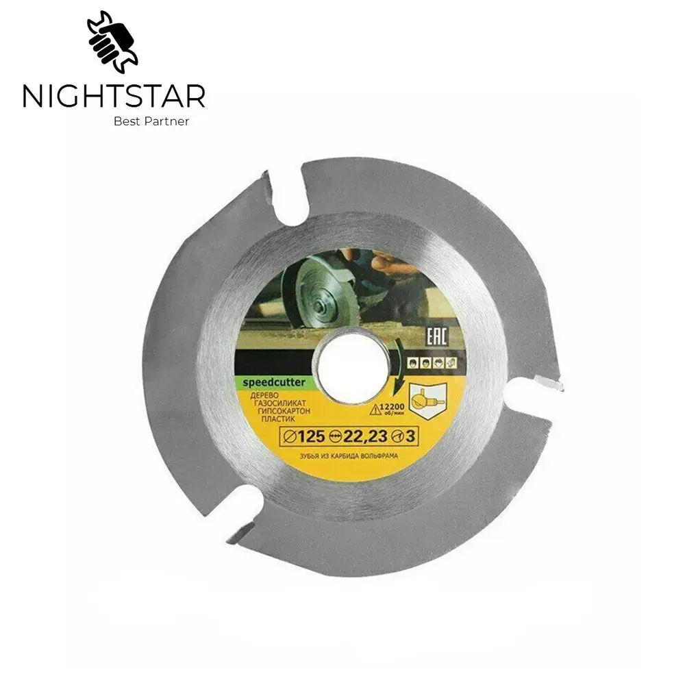 125mm 3T Multitool Grinder Saw Disc Circular Blade Carbide Tipped Wood Cutting Carving Tool Blades | Инструменты