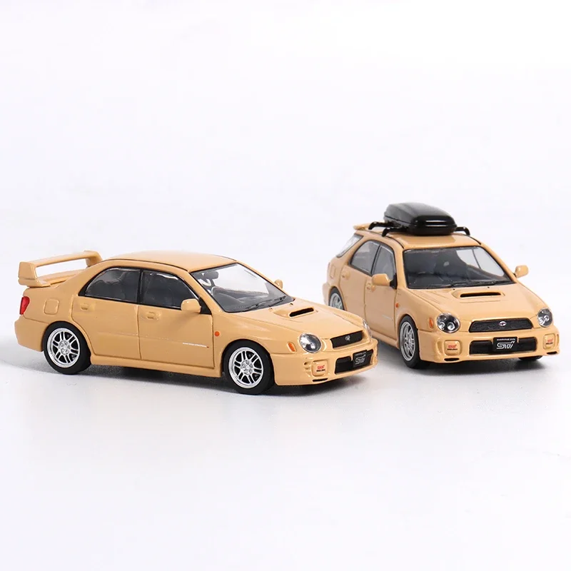 Литая под давлением модель автомобиля Furuya 1:64 Impreza WRX STi Sedan/Wagon Mk2 GD/GG 2024 издание HEC