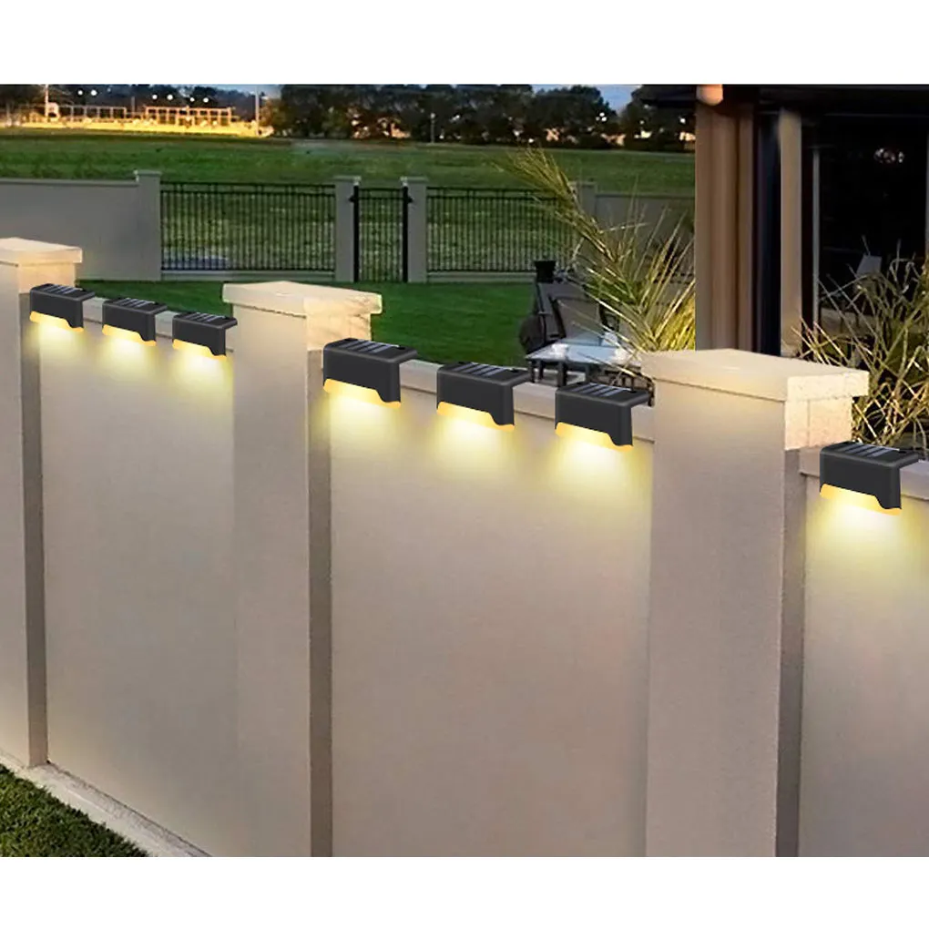 

8Pcs Solar LED Light Waterproof Stairs Lamps Step Lights Garden Fences