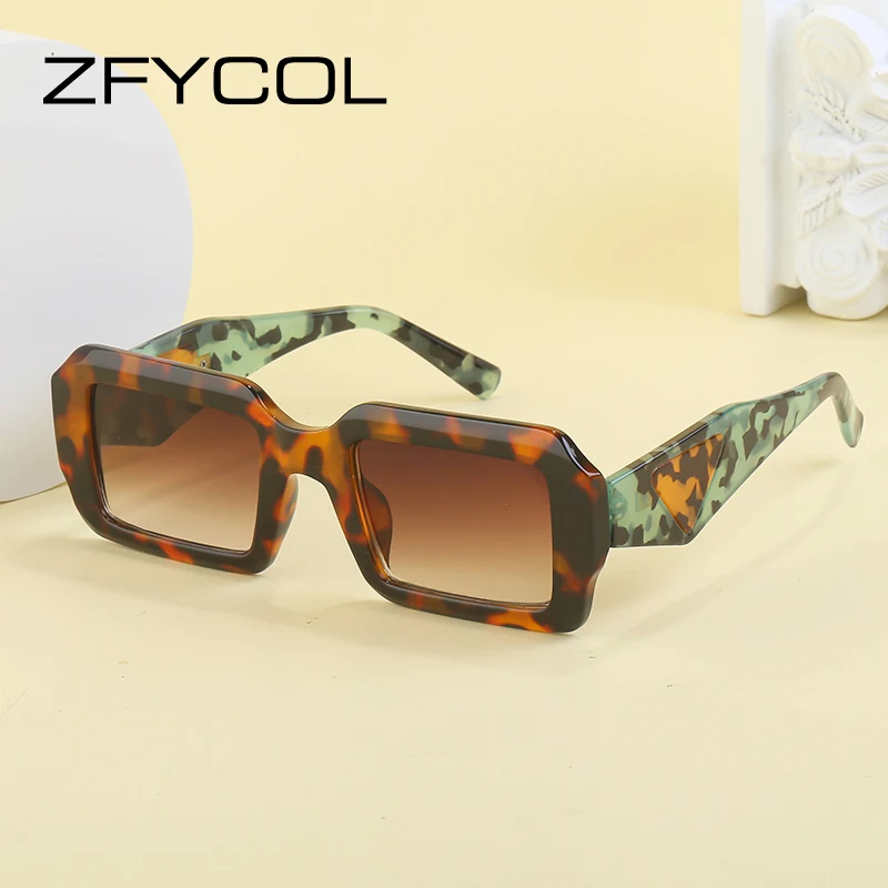 

ZFYCOL New High Quality Acetate Square Sunglasses Women Luxury Brand Sun Glasses Female Fashion Small Shades Oculos De Sol UV400