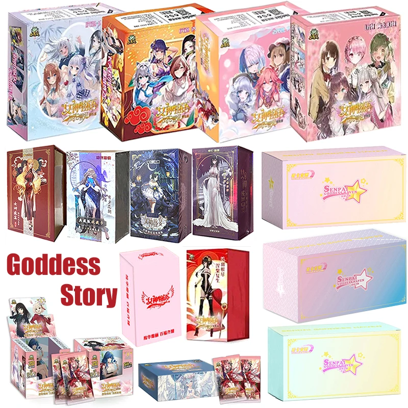 Goddess Story Collection PR Cards Booster Box Anime Girl Party Swimsuit Tcg Game Card Child Kids Toy For Family Birthday Gift