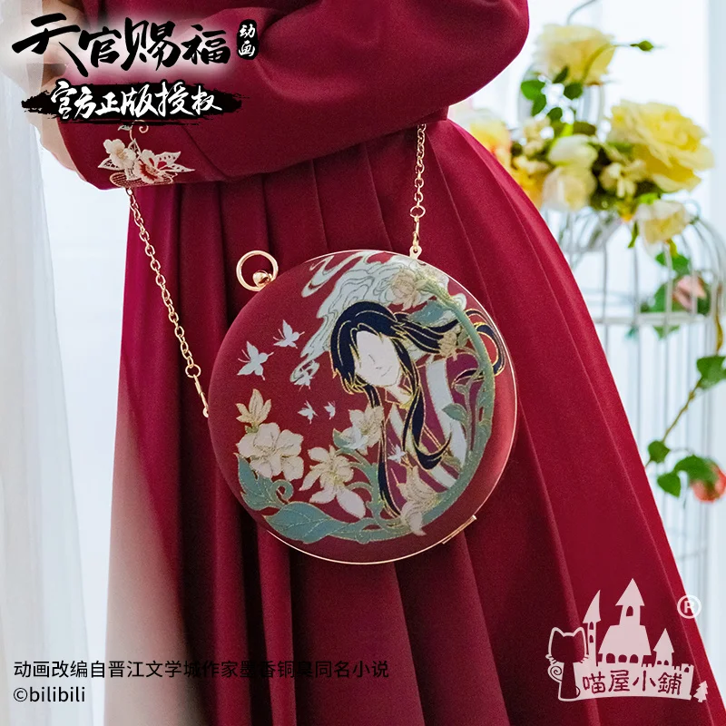 

Anime Tian Guan Ci Fu Hua Cheng Xie Lian Ancient Style Shoulder Bag Men Women Oblique Satchel Embroidery Messenger Bag Xmas Gift