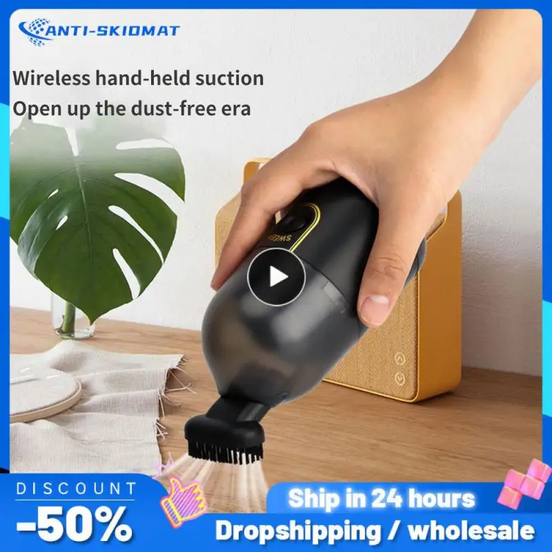 

1PCS Wireless Mini Vacuum Cleaner 2200Pa Small Handheld Car Interior Desktop Dust Cleaning Tool Portable Car Vacuum Cleaner
