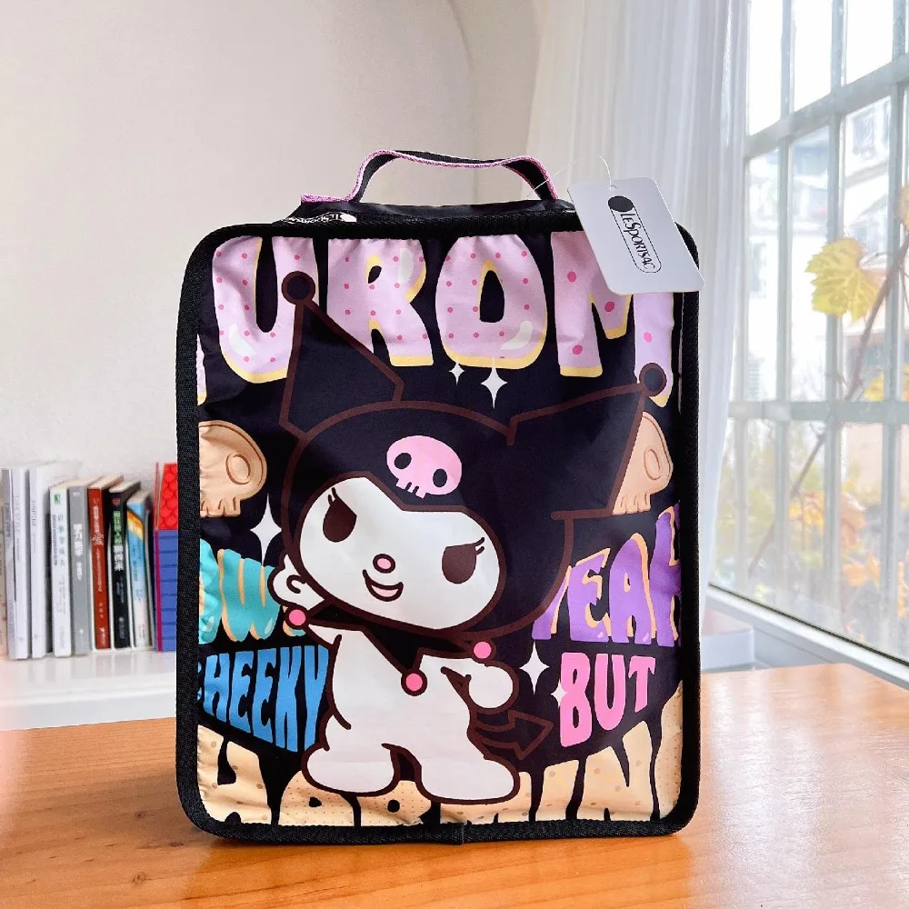 

Kuromi Sanrio плюшевая кавайная мультяшная Милая вертикальная сумка для мытья органайзер для багажа аниме плюшевые игрушки для девочек детские игрушки подарок на день рождения