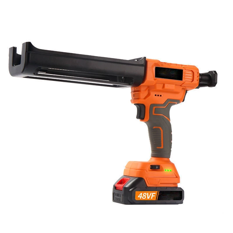 

21V Electric Caulking Gun with 2 Lithium Battery Automatic Adhesive Gun Beauty Seam Glue Electric Silicon Gun