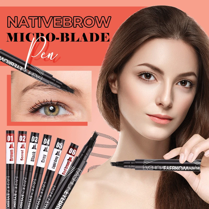 

3d-карандаш для бровей, стойкий жидкий тинт для глаз, микроблейдинг, татуировка, красота, Водостойкий карандаш с микролезвиями для макияжа гл...