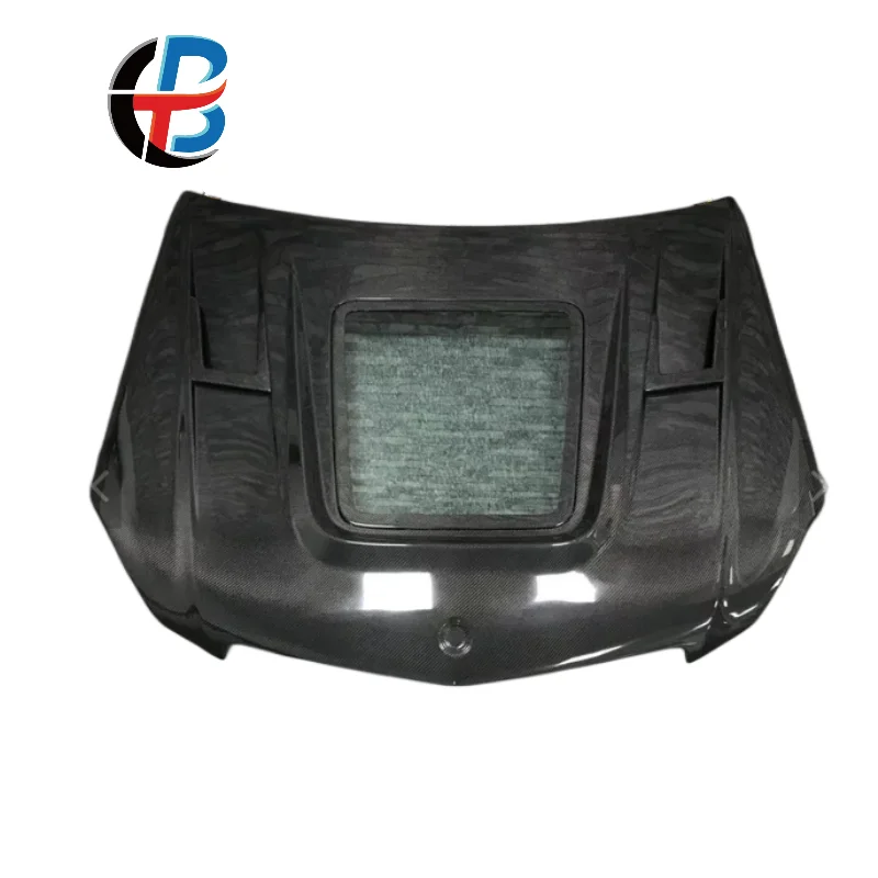 Капот двигателя из углеродного волокна прозрачный для Mercedes Benz W204 C63 в стиле AMG