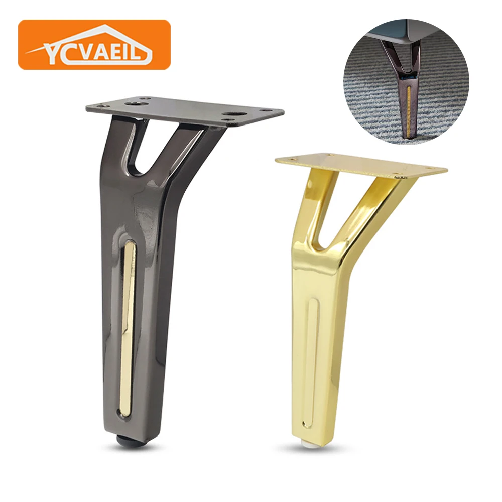 

4pcs Metal Cabinet Feet for Furniture Legs Thickening Coffee Table Replacement Legs Cabinet Dresser Sofa Foot Hardware 15/18cm